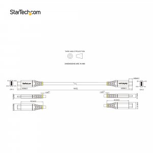 StarTech.com 3ft (1m) USB-C Cable, USB 10Gbps, 100W (5A) Power Delivery, 8K 60Hz / 4K 144Hz DP Alt Mode, USB-IF Certified, Thunderbolt Compatible