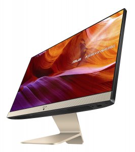 ASUS Vivo AiO V222GAK-BA008W Intel® Celeron® J4025 54.6 cm (21.5″) 1920 x 1080 pixels All-in-One PC 4 GB DDR4-SDRAM 256 GB SSD Windows 11 Home Wi-Fi 5 (802.11ac) Black, Gold