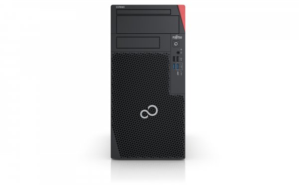 Fujitsu ESPRIMO P6012 Intel® Core™ i5 i5-12500 8 GB DDR4-SDRAM 256 GB SSD Windows 11 Pro Desktop PC Black, Red