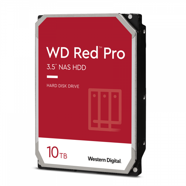 Western Digital Red Pro internal hard drive 10 TB 7200 RPM 256 MB 3.5" Serial ATA III