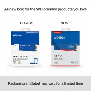 Western Digital Blue WD ™ SA510 SATA SSD M.2 2280 POWERED BY SANDISK 1 TB