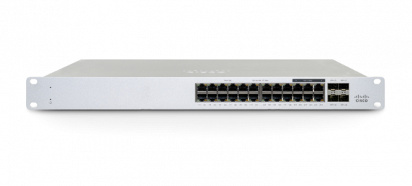 Cisco Meraki MS130-24P Managed L2 Gigabit Ethernet (10/100/1000) Power over Ethernet (PoE) 1U White