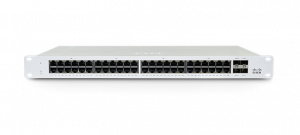 Cisco Meraki MS130-48P Managed L2 Gigabit Ethernet (10/100/1000) Power over Ethernet (PoE) 1U White