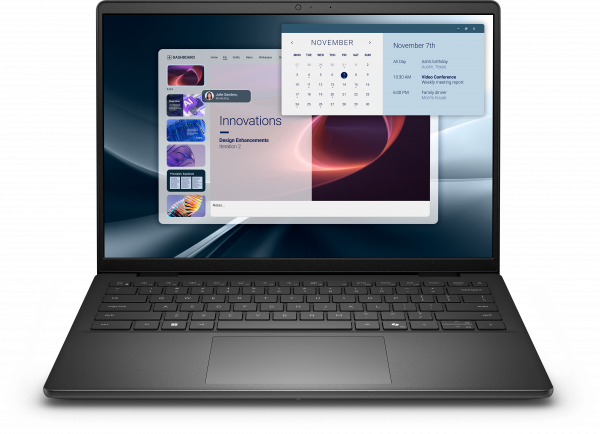 DELL Pro 14 Essential PV14255 AMD Ryzen™ 5 220 Laptop 35.6 cm (14") Full HD+ 16 GB DDR5-SDRAM 512 GB SSD Wi-Fi 6 (802.11ax) Windows 11 Pro UK English Black