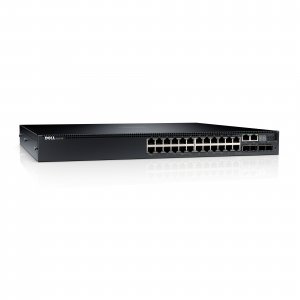 DELL N3024EP Managed L3 Gigabit Ethernet (10/100/1000) Power over Ethernet (PoE) 1U Black