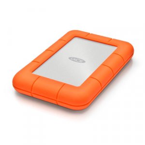 LaCie Rugged Mini external hard drive 1000 GB Orange, Silver