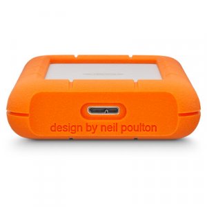 LaCie Rugged Mini external hard drive 1000 GB Orange, Silver