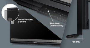 Samsung DM82E-BR interactive whiteboard Black