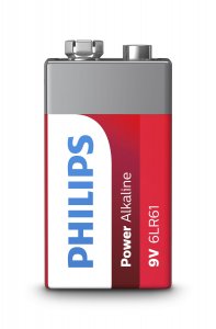 Philips Power Alkaline Battery 6LR61P1B/10
