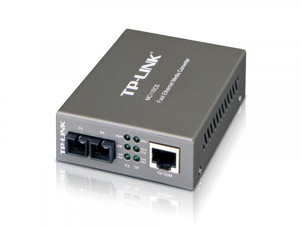 TP-LINK 10/100Mbps Single-Mode Media Converter