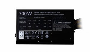 Cooler Master MasterWatt Lite power supply unit 700 W 20+4 pin ATX ATX Black
