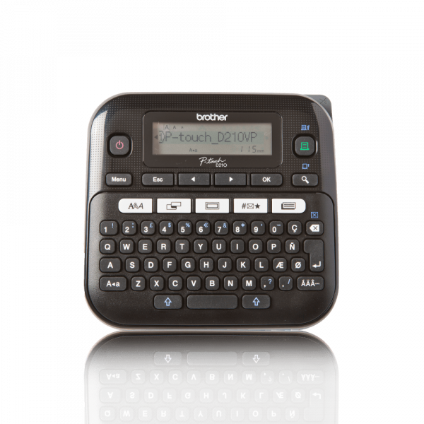 Brother PT-D210VP label printer Thermal transfer 180 x 180 DPI 20 mm/sec QWERTY
