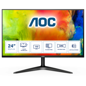 AOC B1 24B1XHS computer monitor 61 cm (24") 1920 x 1080 pixels Full HD LED Black