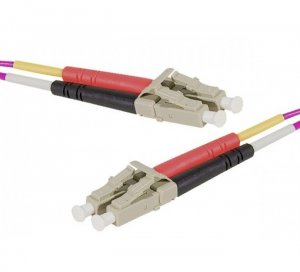 Connect 392530 fibre optic cable 10 m LC/UPC OM4 Fuchsia