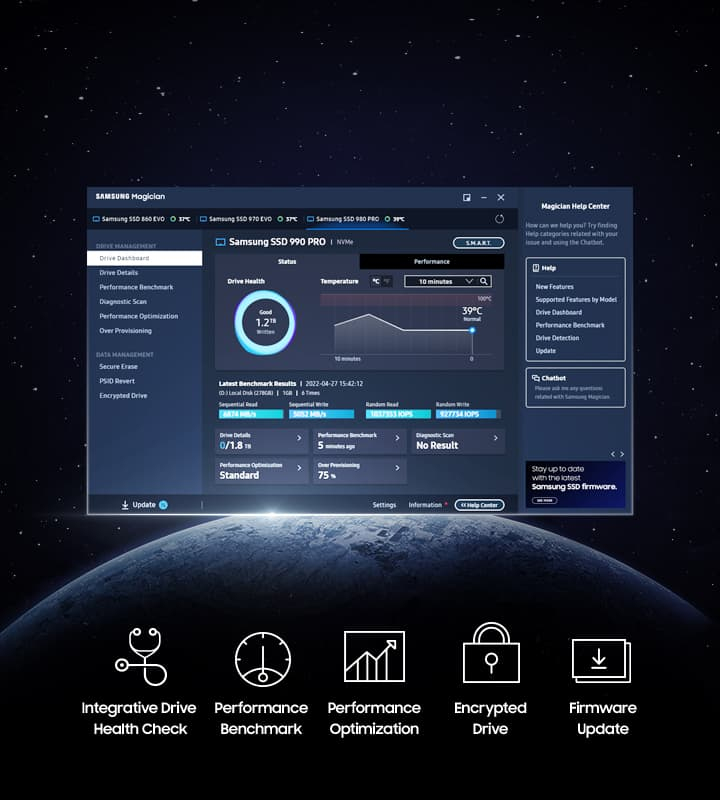 Samsung Magician software