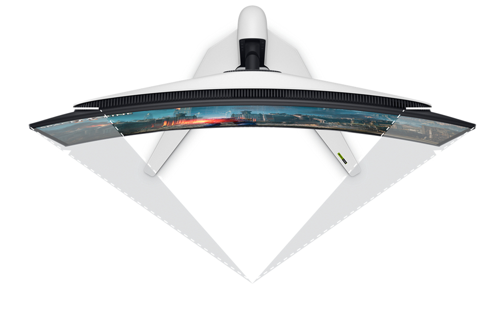 Curved 1700R display