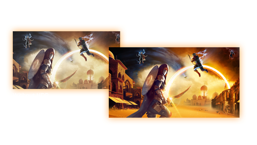 Live the game at its best with HDR10