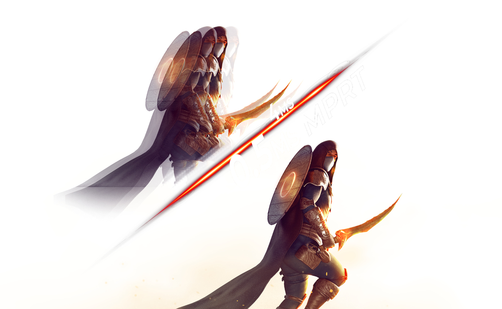 0.5ms MPRT - Moving Picture Response Time